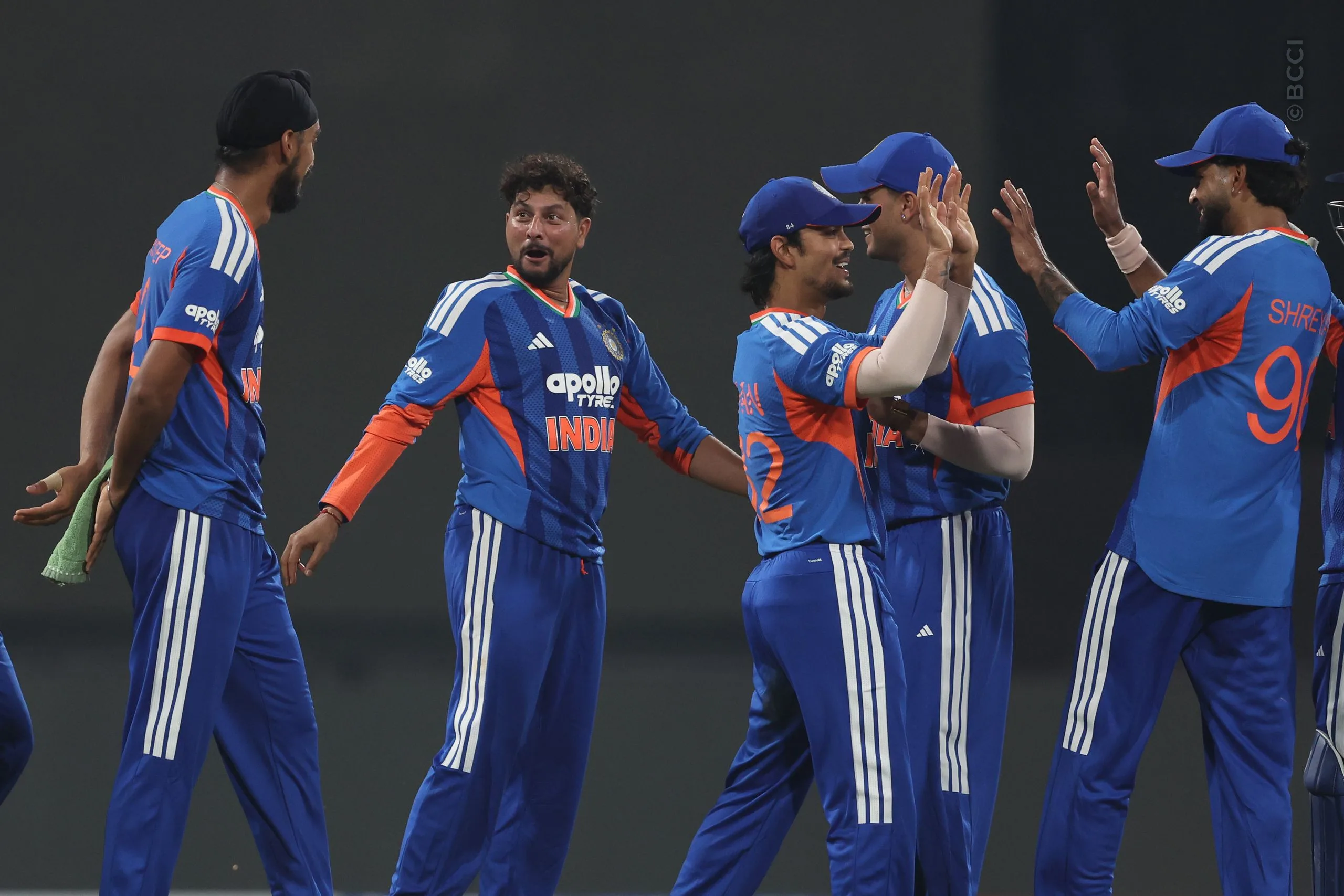Kuldeep Yadav of India celebrates the wicket of Matthew Forde of West Indies during the 1st T20I match between India and West Indies at the Bharat Ratna Shri Atal Bihari Vajpayee Ekana Cricket Stadium, Lucknow, India on October 6, 2026.Photo: Pankaj Nangia / CREIMAS for BCCI