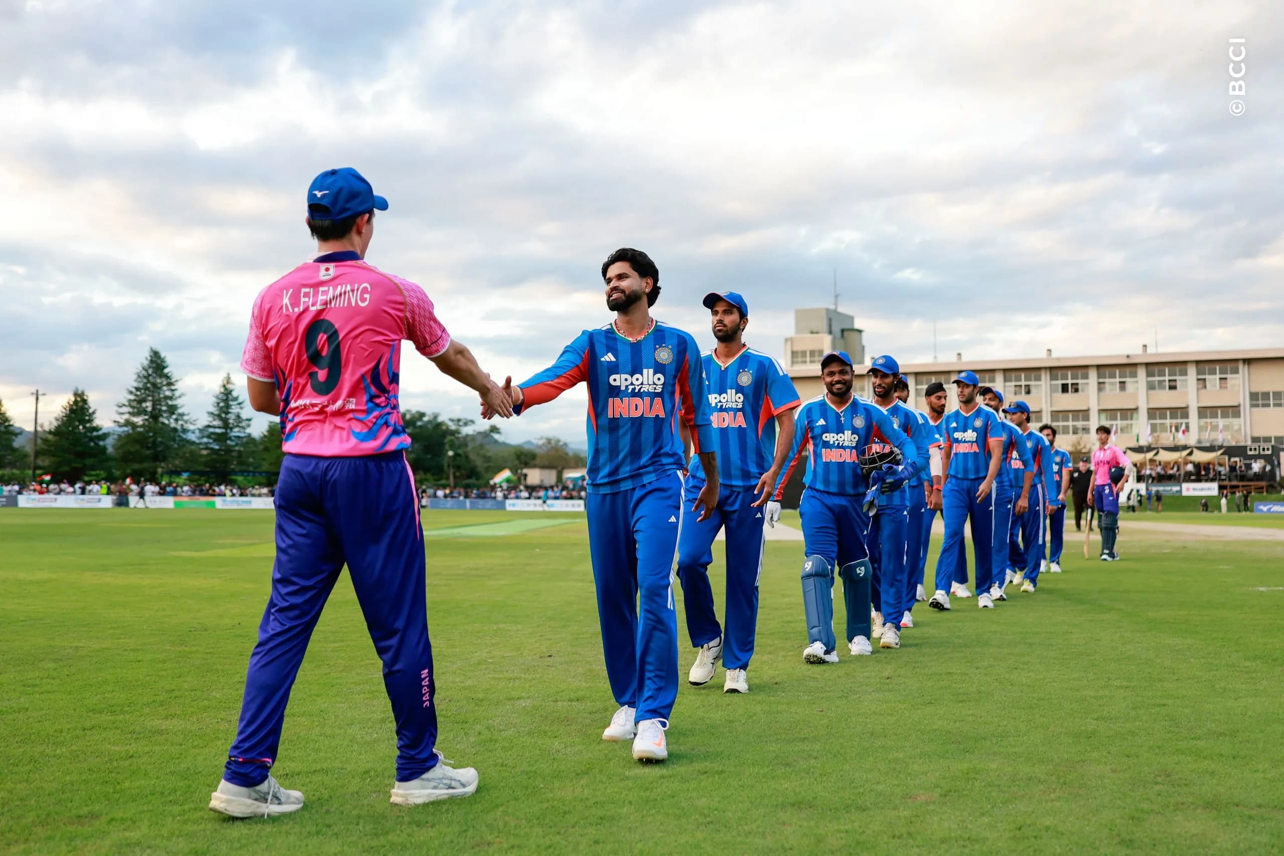 India win during the Only T20I match between Japan and India at Sano Cricket Ground, Sano, Japan, on September 22, 2026.

Photo:  Deepak Malik / CREIMAS for BCCI